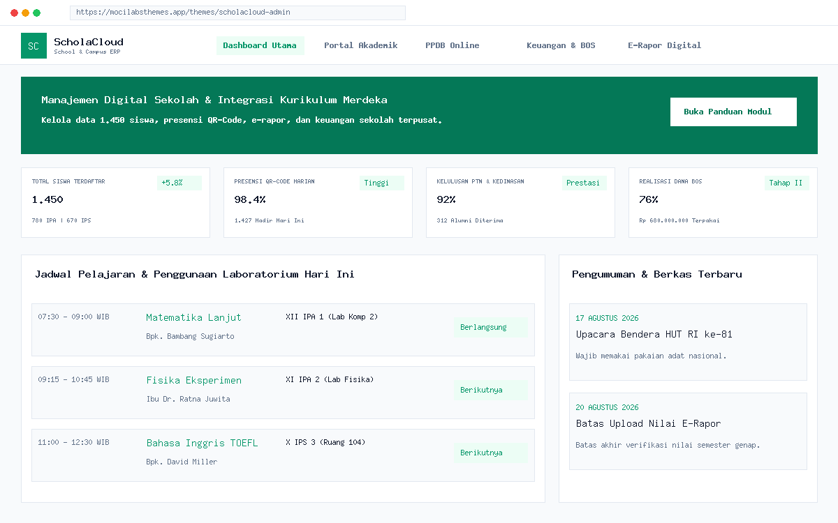 ScholaCloud - School & Campus ERP Preview